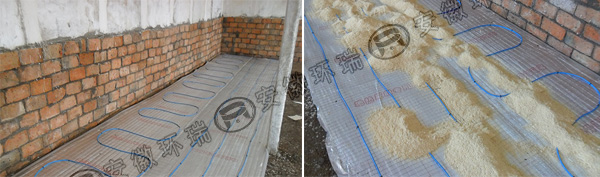 養殖場、豬場發熱電纜電地暖安裝圖